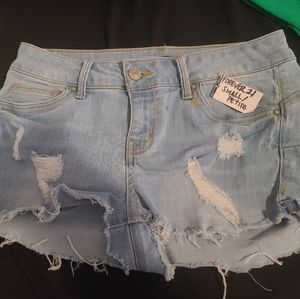 Forever21 denim shorts